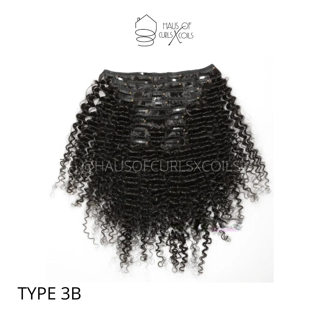 Clip In Extensions - The Curlys - Type B