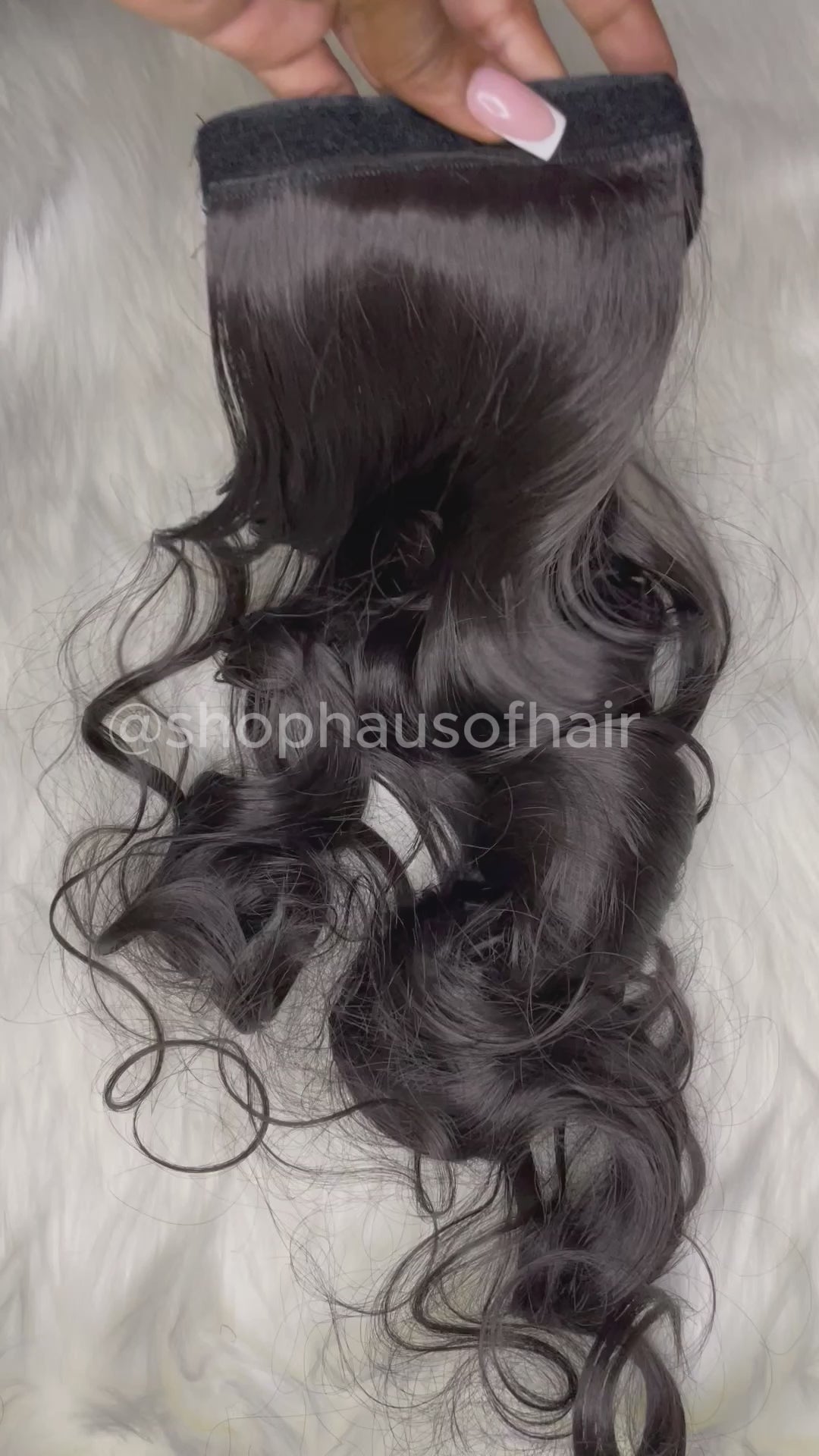 Wrap around ponytail, colour #2, 24"